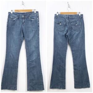 The Limited 6 Long Womens Medium Wash Bootcut Denim Jeans
